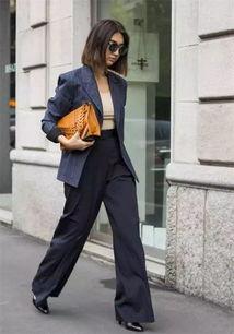 明星黑色长裤,明星黑色长裤的潮流风采